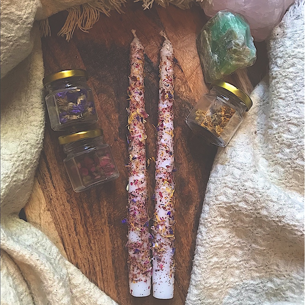 2 Spell Candles for Personal Power Taper candles